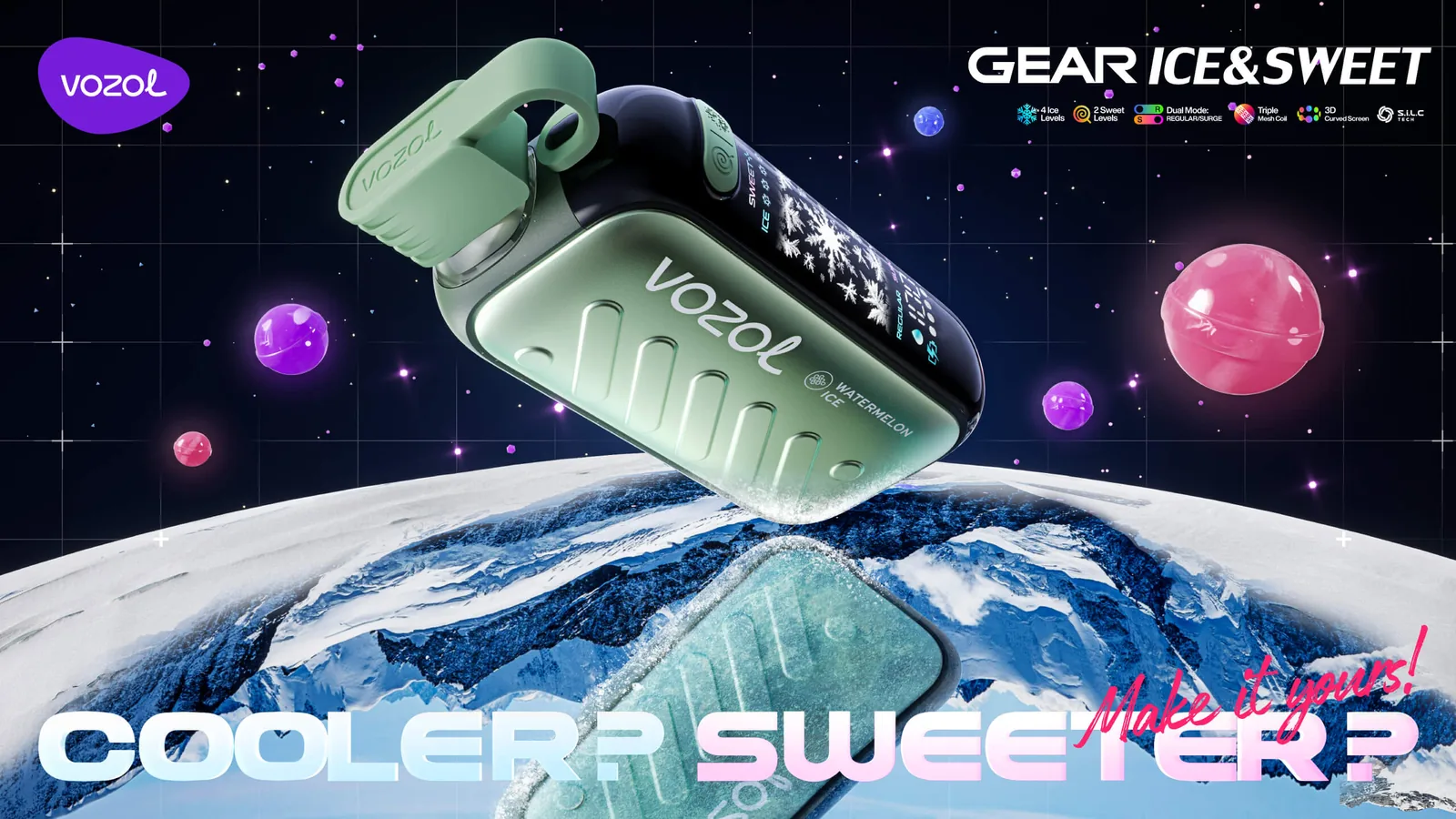 Vozol Gear Ice Нидерланды: обзор линейки одноразок