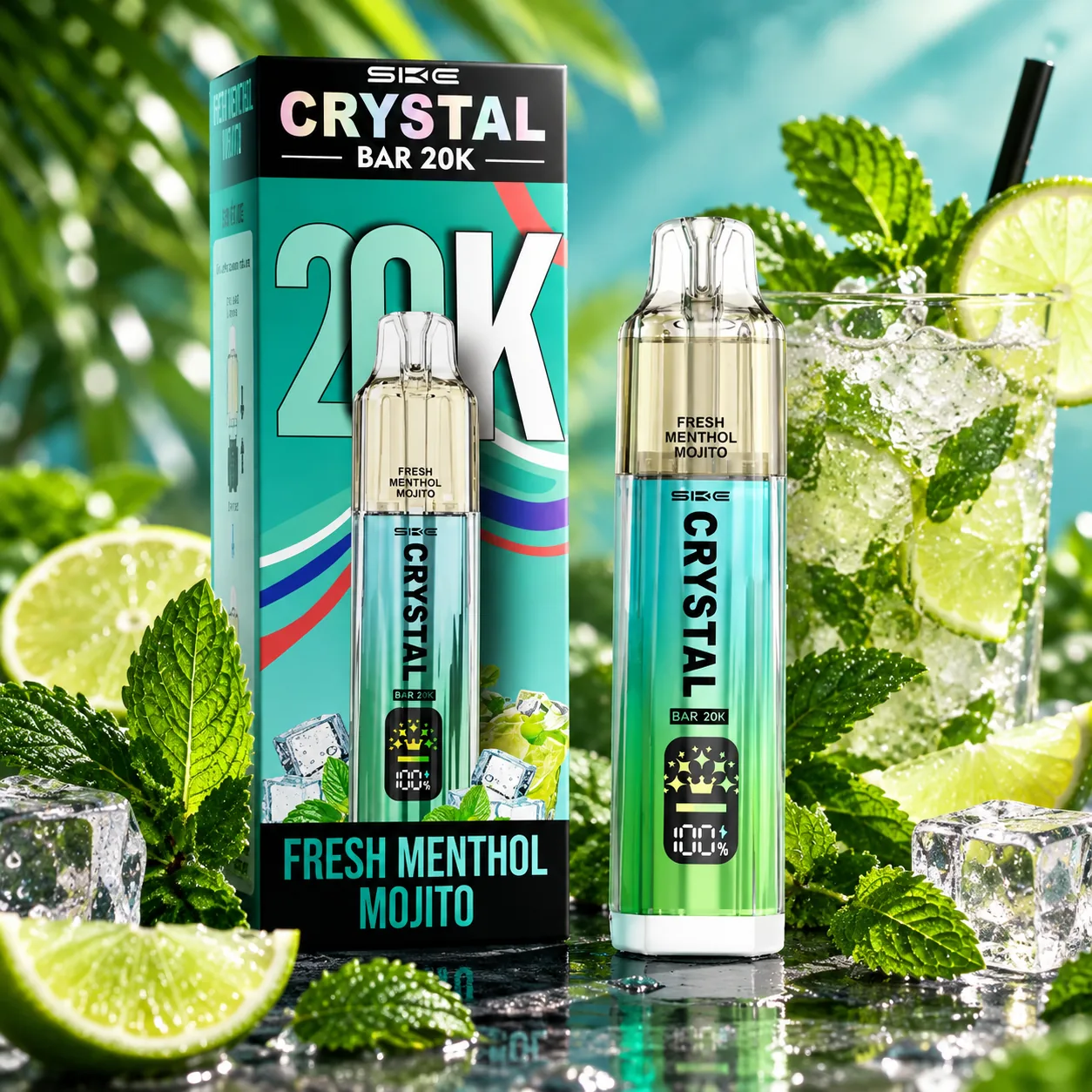 CRYSTAL CRYSTAL BAR 20K — Fresh Menthol Mojito купить